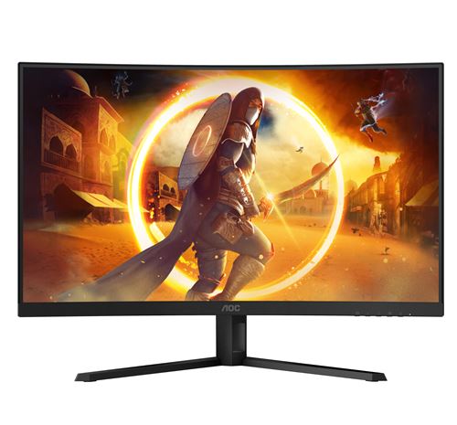 32" QHD Curved Gaming Skærm – 180 Hz, HDR10 og Ultra Hurtig Respons