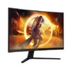 32" QHD Curved Gaming Skærm – 180 Hz, HDR10 og Ultra Hurtig Respons