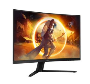 32" QHD Curved Gaming Skærm – 180 Hz, HDR10 og Ultra Hurtig Respons