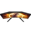 32" QHD Curved Gaming Skærm – 180 Hz, HDR10 og Ultra Hurtig Respons