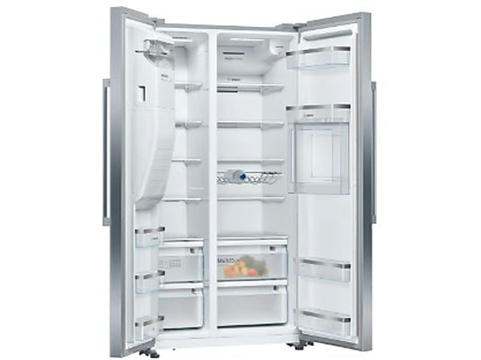 Bosch KAG93AIEP Side-by-Side Køle-/Fryseskab – Stor Kapacitet og Optimal Opbevaring