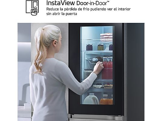 LG InstaView GSXE90MBAD Side-by-Side Køleskab – Stor kapacitet, elegant design og smart teknologi