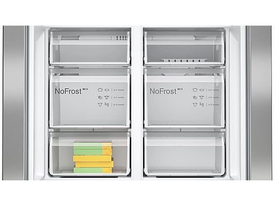 Bosch Serie 4 KFN96VPEA Køle-/Fryseskab – Ekstra Stor Kapacitet og Optimal Friskhed