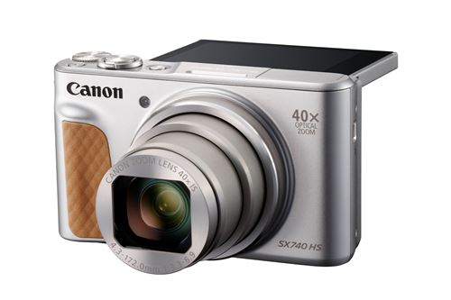 Canon PowerShot SX740 HS Lite Edition Sølv – Kompaktkamera med 40x Zoom og 4K UHD Video
