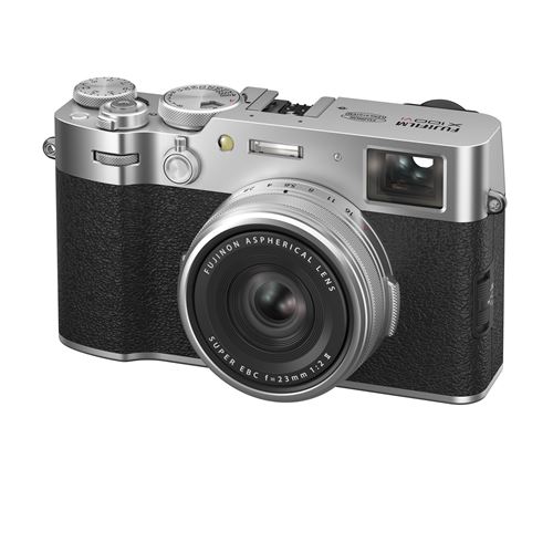 FUJIFILM X100VI Sølv – Premium Kompaktkamera med 40,2 MP og 6,2K Video