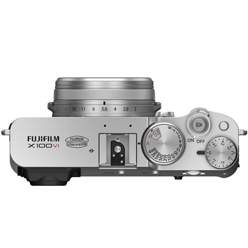 FUJIFILM X100VI Sølv – Premium Kompaktkamera med 40,2 MP og 6,2K Video