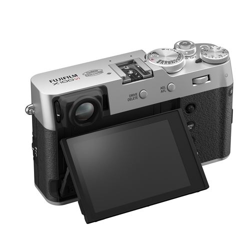 FUJIFILM X100VI Sølv – Premium Kompaktkamera med 40,2 MP og 6,2K Video
