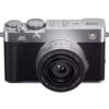 FUJIFILM X-E5 Sølv – Kompakt APS-C Systemkamera med 40,2 MP og 5-Akset Billedstabilisering