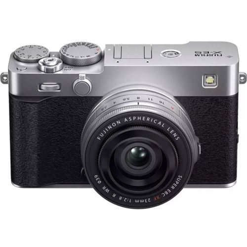 FUJIFILM X-E5 Sølv – Kompakt APS-C Systemkamera med 40,2 MP og 5-Akset Billedstabilisering