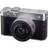 FUJIFILM X-E5 Sølv – Kompakt APS-C Systemkamera med 40,2 MP og 5-Akset Billedstabilisering
