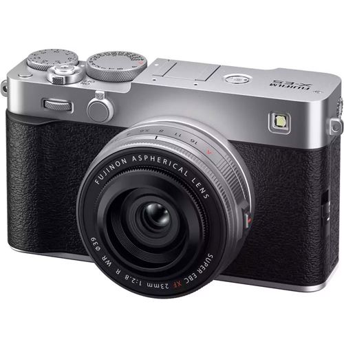 FUJIFILM X-E5 Sølv – Kompakt APS-C Systemkamera med 40,2 MP og 5-Akset Billedstabilisering