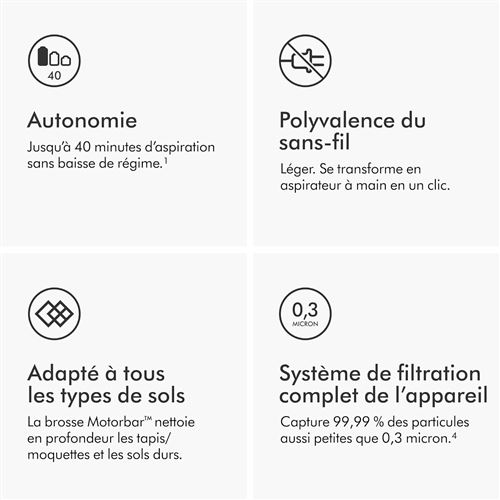 Aspirateur balai