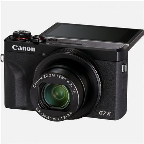 Canon PowerShot G7 X Mark III – Kompaktkamera med 20,1 MP, 4K-video og Hurtig Autofokus