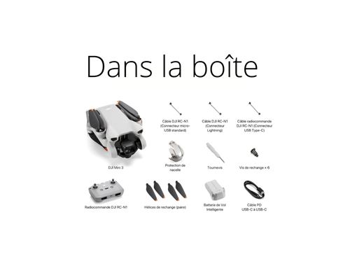 DJI Mini 3 Drone – Kompakt, Let og Klar til Fantastiske Luftoptagelser