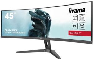 Red Eagle 45” Dual QHD Curved Gaming Monitor – Ultimativ Gamingoplevelse i Ekstra Bredformat