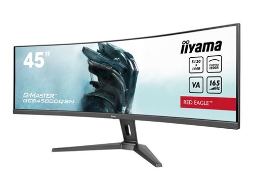 Red Eagle 45” Dual QHD Curved Gaming Monitor – Ultimativ Gamingoplevelse i Ekstra Bredformat