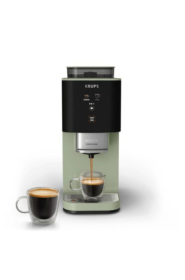 Coffee Crush Kaffemaskine med Kværn – Kompakt Design, Fyldig Smag