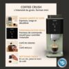 Coffee Crush Kaffemaskine med Kværn – Kompakt Design, Fyldig Smag