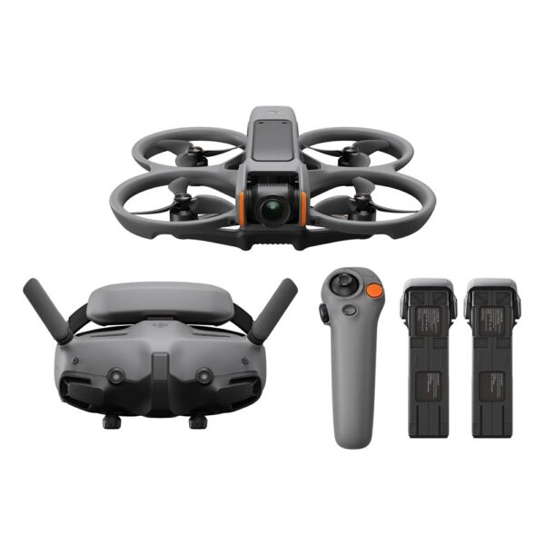 Pack-Drone-DJI-Avata-2-Stabilisateur-RC-Motion-3-Casque-Googles-3-3-batteries.jpg DJI Avata 2 Fly More Combo Drone – Immersiv Flyveoplevelse med 3 Batterier