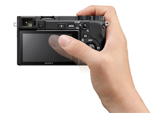 Sony Alpha 6400 Dobbelt Kit – APS-C Hybridkamera med 24,2 MP, 4K Video og Ekstra Batteri