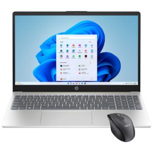 HP 15-fd0831nd Laptop + Logitech M705 Trådløs Mus – Den Perfekte Pakke til Arbejde og Hverdag