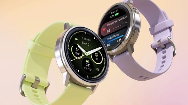 Smart GPS-ur med en ultralyse og farverig AMOLED-skærm, indbygget LED-lampe og avancerede trænings- og sundhedsfunktioner.