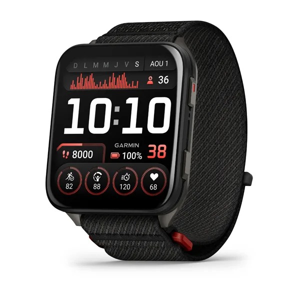 Et slankt og let smartur med GPS, en ultralyse 2″ AMOLED-skærm og avancerede funktioner til træning og sundhed.
