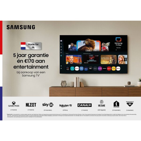 Samsung 55" Crystal UHD U8000F (2025) Smart TV – 4K UHD med levende farver og elegant design