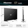 Hisense 75E71Q – Smart TV QLED 75" 4K Ultra HD med Dolby Vision & VIDAA