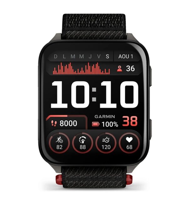 Et slankt og let smartur med GPS, en ultralyse 2″ AMOLED-skærm og avancerede funktioner til træning og sundhed.