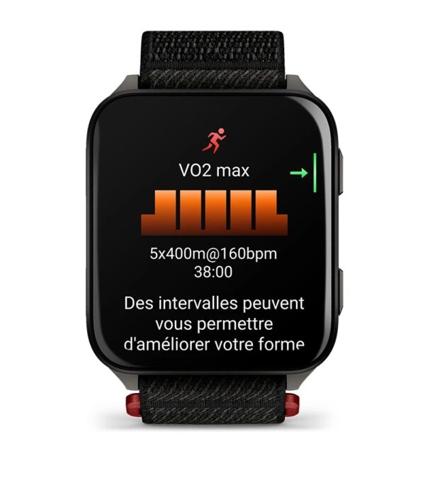Et slankt og let smartur med GPS, en ultralyse 2″ AMOLED-skærm og avancerede funktioner til træning og sundhed.