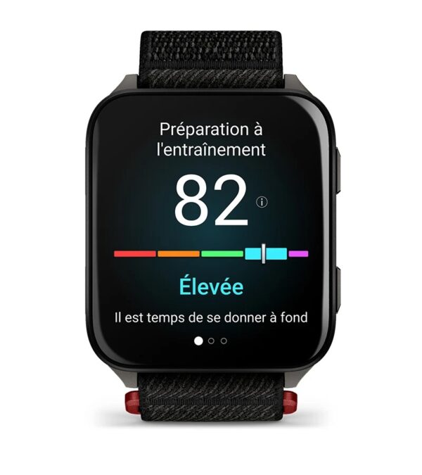 Et slankt og let smartur med GPS, en ultralyse 2″ AMOLED-skærm og avancerede funktioner til træning og sundhed.