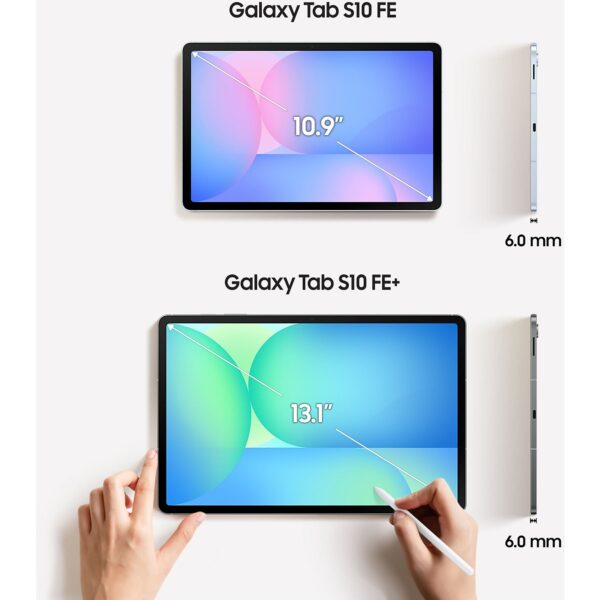 Samsung Galaxy Tab S10 FE+ 13,1" Wi-Fi – 256 GB – Kraftfuld tablet med stor skærm og Galaxy AI