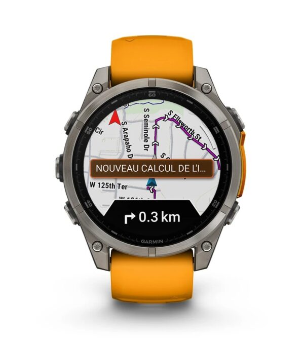 Førsteklasses multisports-smartur med GPS og funktioner, der omfatter inReach®-teknologi til mobil forbindelse.